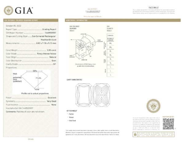 Fancy Intense Yellow Diamond Ring - Image 4