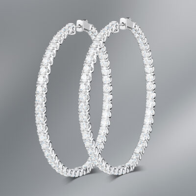 Diamond “Hoops” Earrings