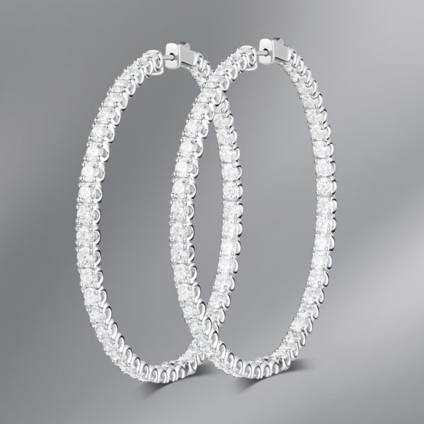 Diamond “Hoops” Earrings