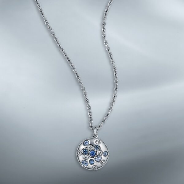 Multicolored SChainapphire Pendant With - Image 2