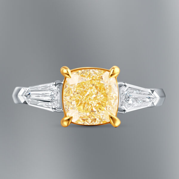 Fancy Yellow Diamond Ring - Image 3