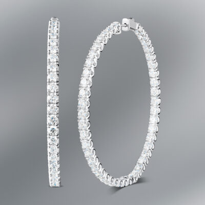 Diamond “Hoops” Earrings