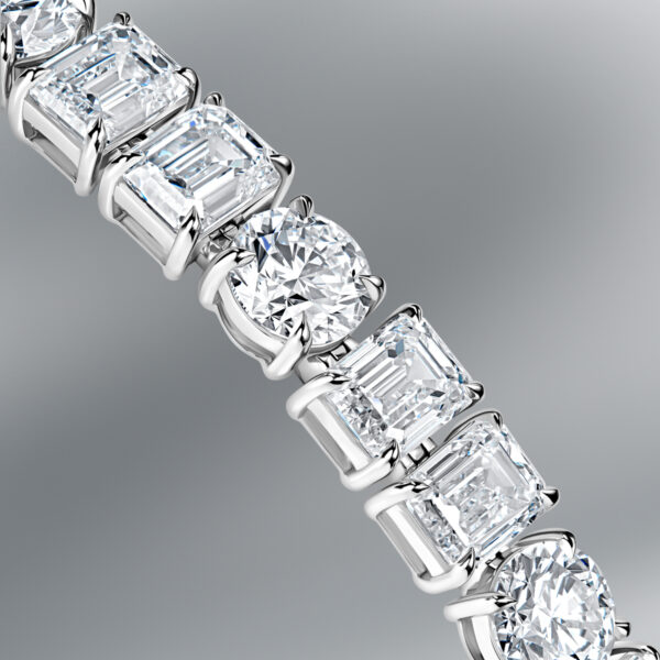 30.44 carats Mixed Cut Diamonds Bracelet - Image 3