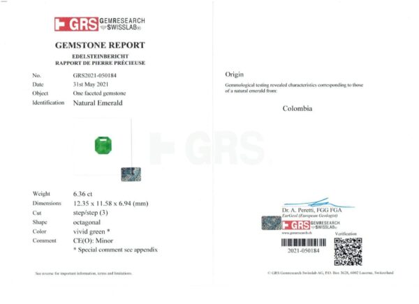 Colombian Emerald & Diamond Ring - Image 3