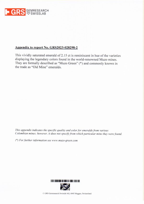 Diamond Ring set with Colombian Emerald - Image 5