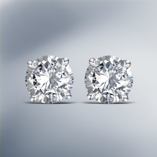 Diamond Ear Studs - Image 3